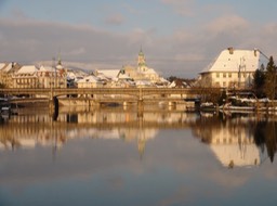 Aare Winter Mirroring