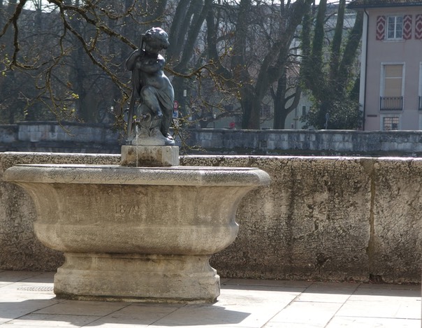 Fountain in the Spring