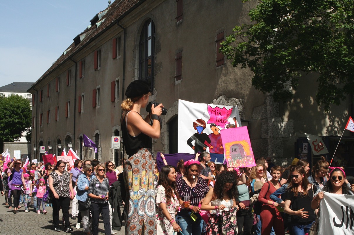 Frauenstreik Umzug