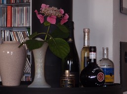 Still life with Unicum & Miles Davis